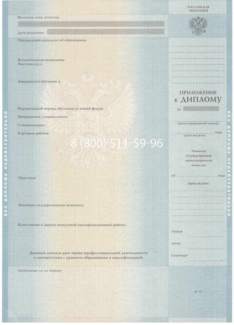 Заказать Диплом бакалавра 2012-2013 годов в Орле