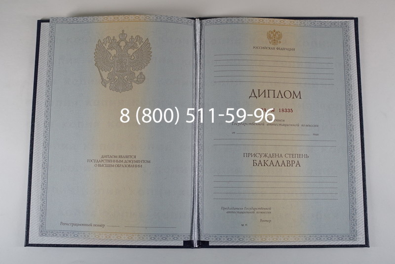 Диплом бакалавра 2012-2013 годов в Орле