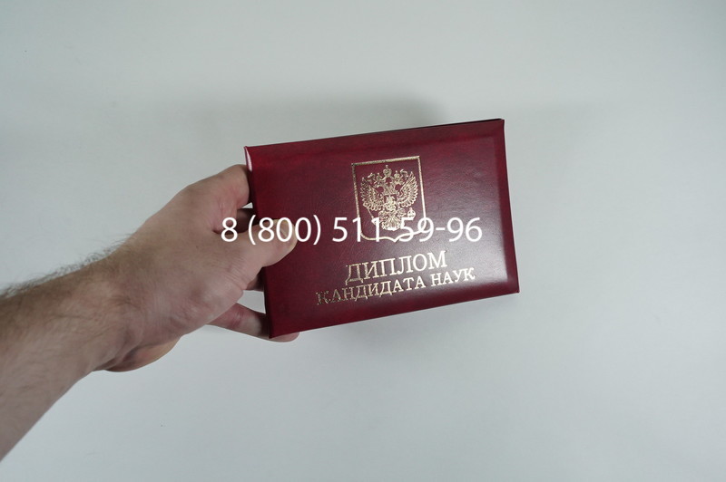 Диплом кандидата наук 2010 в Орле
