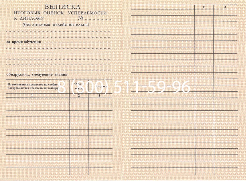 Купить Диплом ПТУ 1995-2006 годов в Орле